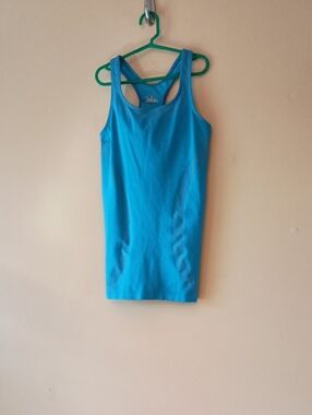 Under Armour Turquoise Racerback Tank Top, Sz S